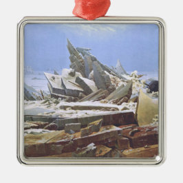 Havsisen (av Caspar David Friedrich) Julgransprydnad Metall