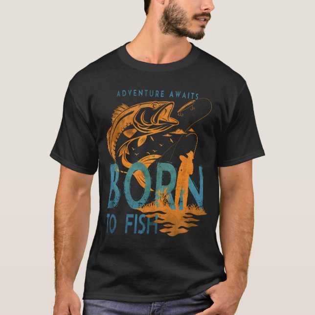 Havskampfiske design t shirt (Framsida)