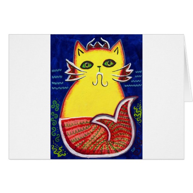 Havskattkattunge Hälsningskort (Framsidan Horizontal)