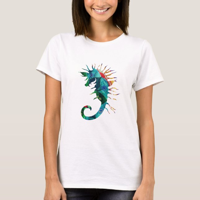 Havskbjörn Art Kvinnos T Shirt (Framsida)