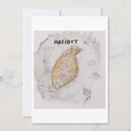 Havskflipp välkomstkort inbjudningar