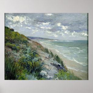 Havsklippor i Trouville Poster