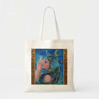 Havskonst med sjöjungfru av Renee Lavoie Totebag Tygkasse