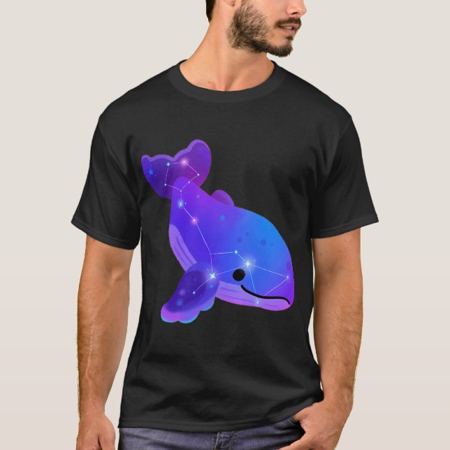 Havskonstellationer - Cetus (Puckelval) T Shirt (Framsida)