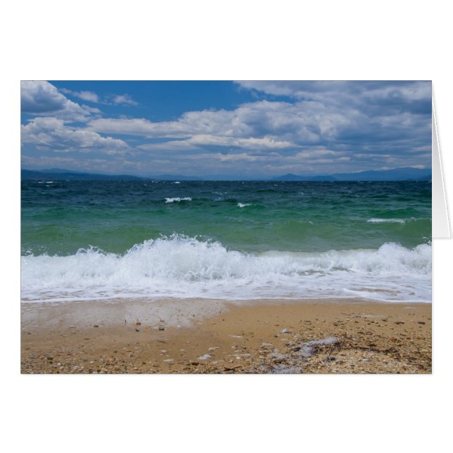 Havskort Hälsningskort (Framsidan Horizontal)