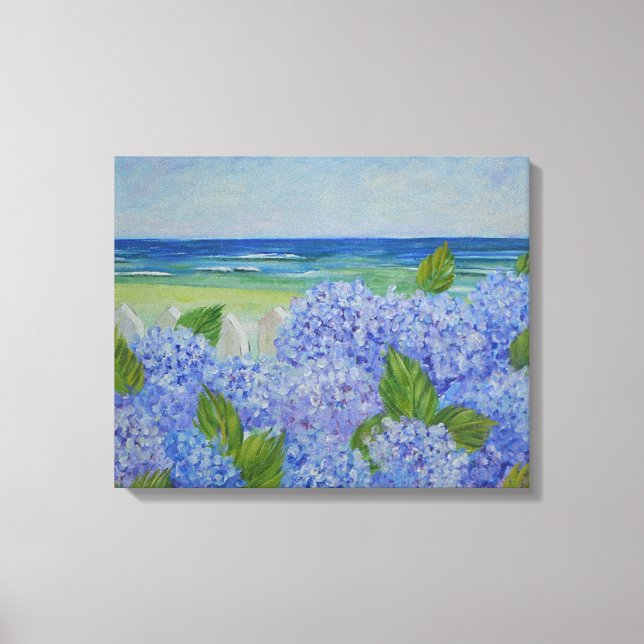 Havskräda vid havet: Wrapped Canvas (Framsida)