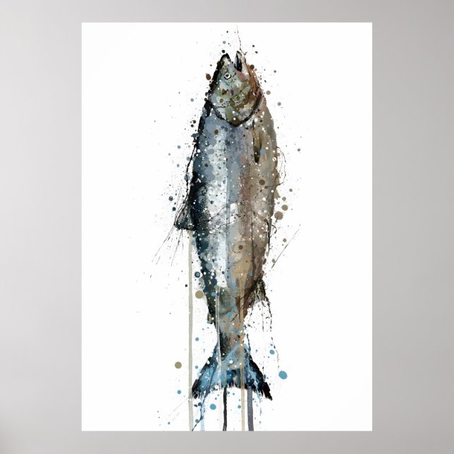 Havskräftor Lax Poster (Framsidan)
