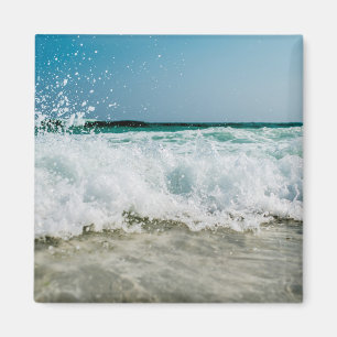 Havskust Vågig Strand Magnet