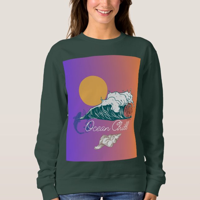 Havskylningsdesign  t shirt (Framsida)