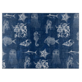 Havslevande havslevande havslevande havsdjur, blåt