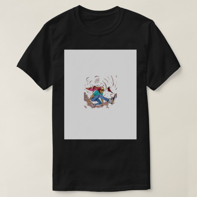 havsliknande grafik t shirt (Design framsida)