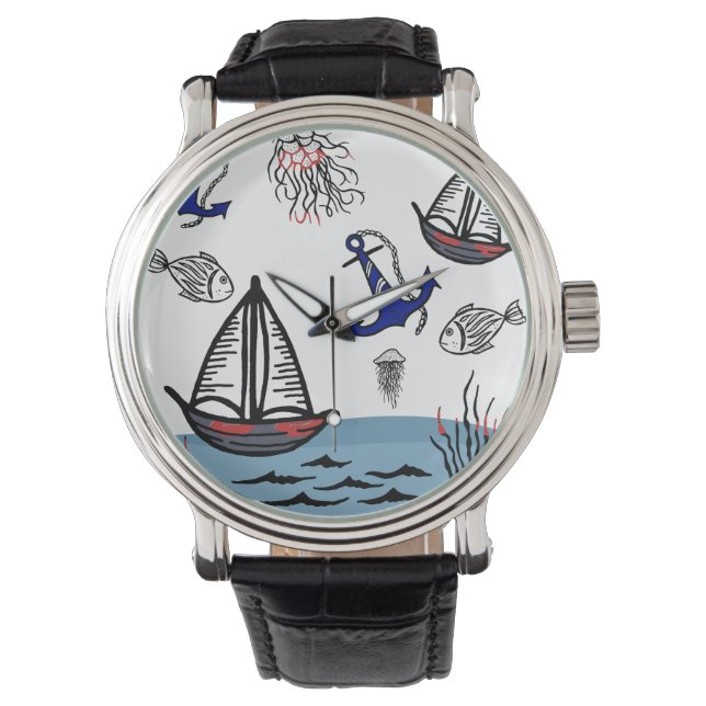 Havsliv Armbandsur (Framsida)