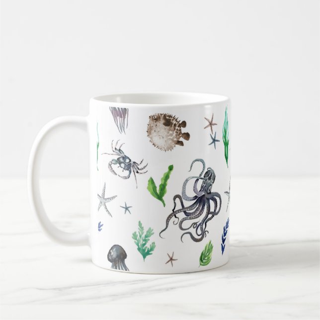 Havsliv Kaffemugg (Vänster)