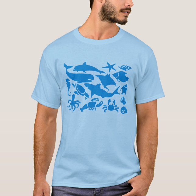 Havsliv T-shirt (Framsida)