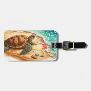 Havsliv Turkos Ocean Bagagebricka