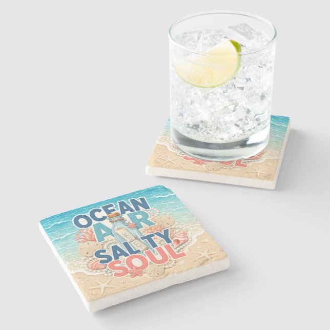 Havsluft Salt Själ Stenunderlägg (Sidan)
