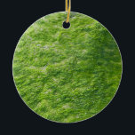Havsmassans Grönt Natur Grass Beach Nautical Julgransprydnad Keramik<br><div class="desc">Designad med coolans strandfotografi av sjömoss!</div>
