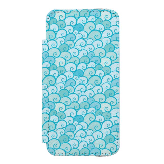 Havsmönster Incipio iPhone Wallet Skal (Folio Framsidan)