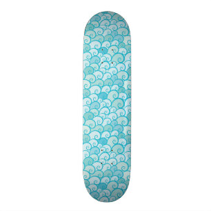 Havsmönster Mini Skateboard Bräda 18,5 Cm