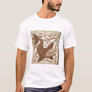 Havsmonster (w/c på papper) t-shirt