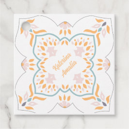 Havsmosaik Förmånsetikett Gåvor Etiketter