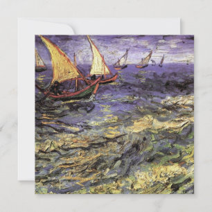 Havsmotiv från Saintes Maries av Vincent van Gogh