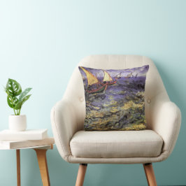 Havsmotiv från Saintes Maries av Vincent van Gogh Kudde