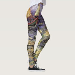 Havsmotiv från Saintes Maries av Vincent van Gogh Leggings