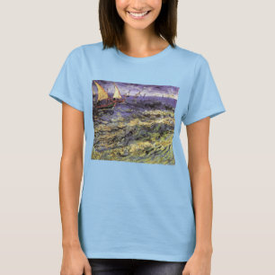 Havsmotiv från Saintes Maries av Vincent van Gogh T Shirt
