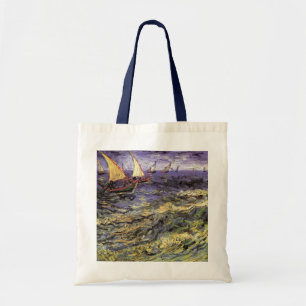 Havsmotiv från Saintes Maries av Vincent van Gogh Tygkasse