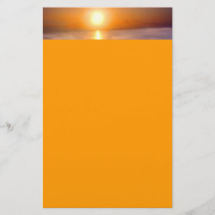Havsolnedgång Brevpapper