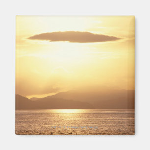 Havsolnedgång Magnet