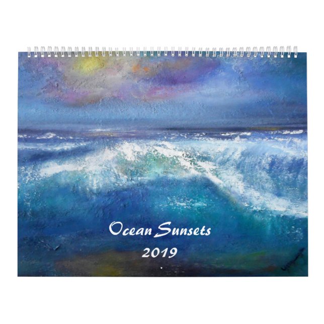Havsolnedgångar 2019 kalender (Omslag)