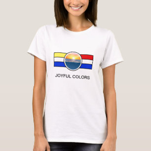 Havsoluppgång med primärfärger & ränder t shirt