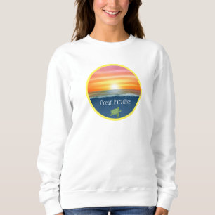 Havsoluppgång och sköldpadda t shirt