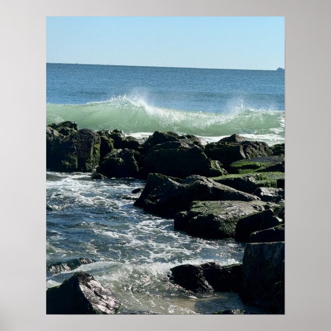 Havsomgärdad Ocean Poster (Framsidan)