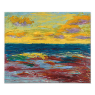 Havsområde Alsen Emil Nolde Fototryck