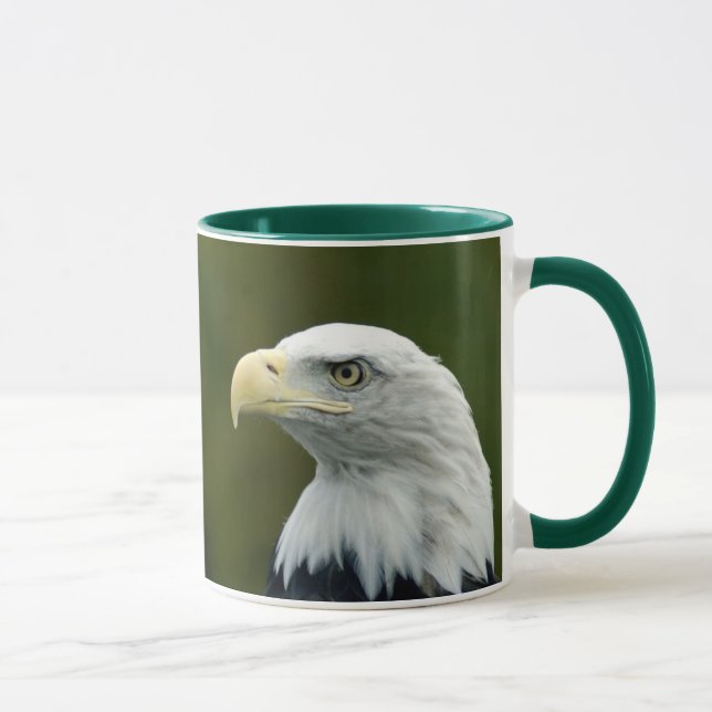 Havsörn huvud Ringare Keramisk mugg (Höger)