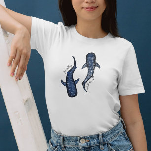 Havsparet Valhajar Uppmuntrande T Shirt