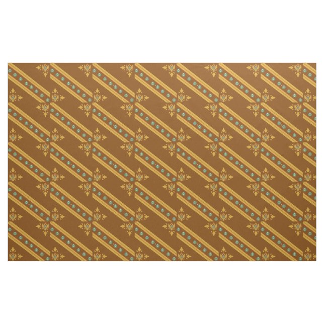 Havspärlor och regnaglar tyg (Fat Quarter)