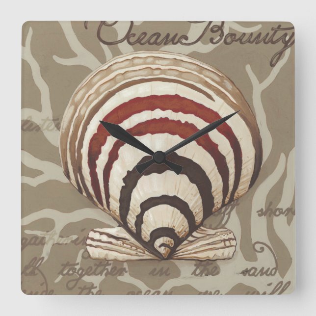 Havsredskap II Fyrkantig Klocka (Framsida)