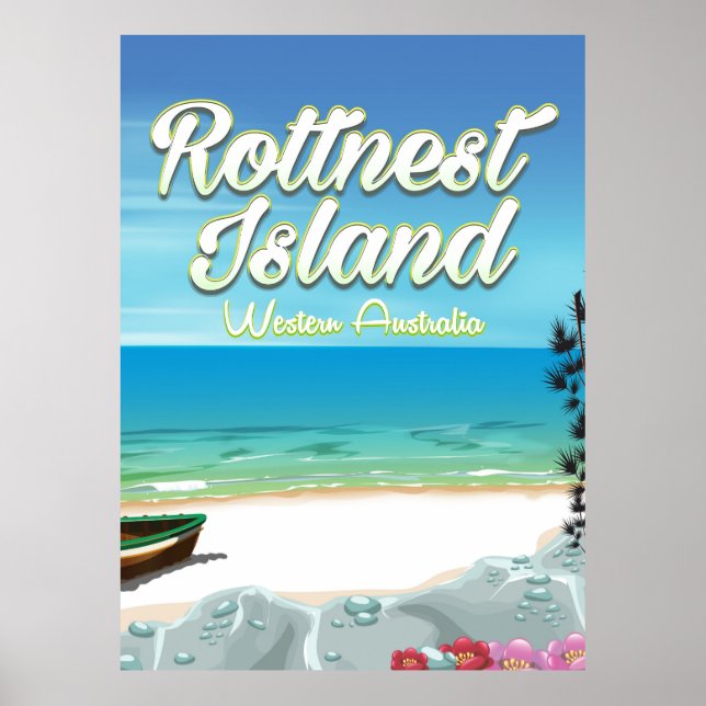 Havsreseaffisch för Rottnest Island Australia Poster (Framsidan)