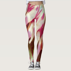 Havsröd Anemon Strumpbyxor Leggings