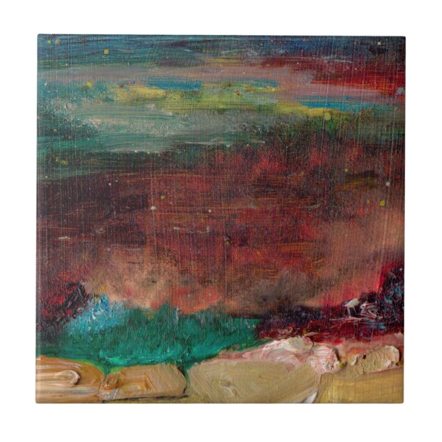 Havsskatt Kakelplatta (Framsidan)