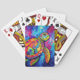 Havssköldpadda, Abstrakt Jord Dag Ocean Beach Natu Casinokort