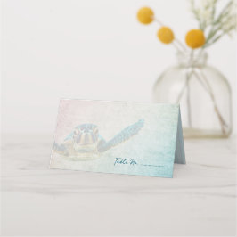 Havssköldpadda Bröllop Escort eller ortkort Placeringskort