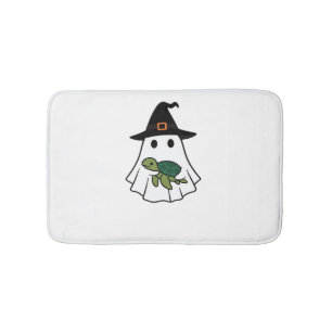 Havssköldpadda Halloween spök häxa mössa djurälska Badrumsmatta