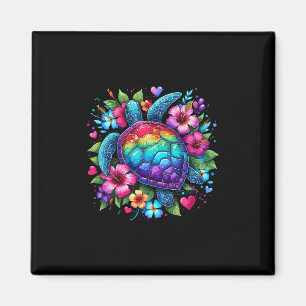 Havssköldpadda Hawaii Semester Strand Sommar T Magnet