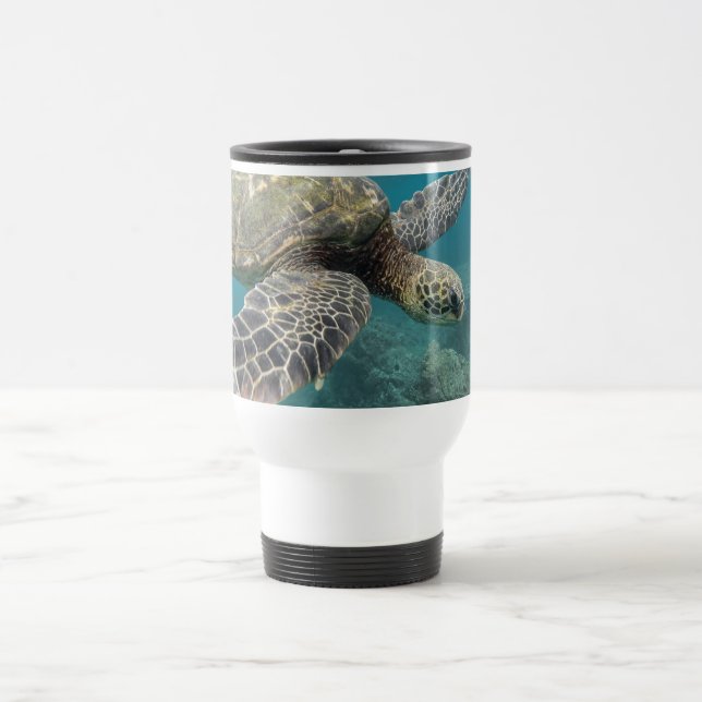 Havssköldpadda Kaffe/Te-mugg  Resemugg (Center)