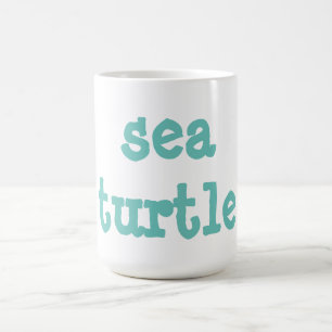 havssköldpadda kaffemugg
